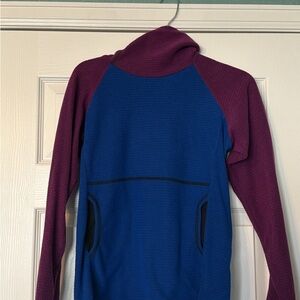 Melanzana Blue and Purple Raglan Top